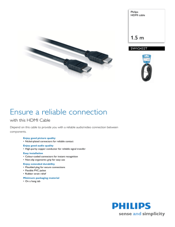 Philips SWV2432T/10 User manual Philips SWV2432T/10 User manual
