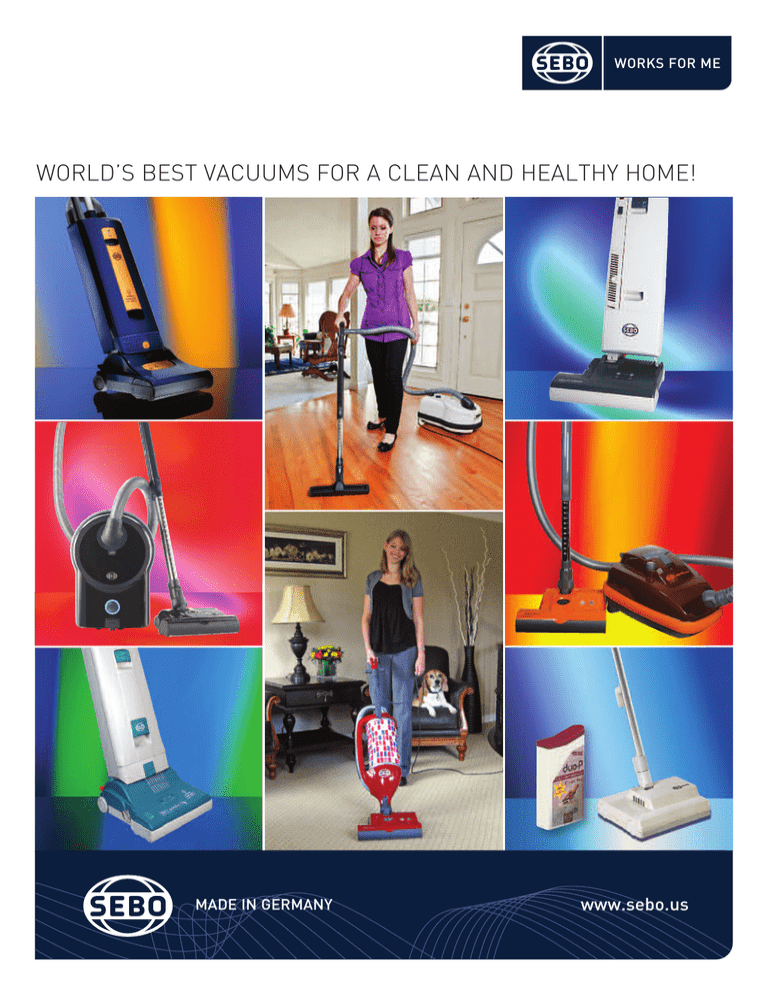 SEBO Product Catalog SEBO Product Catalog
