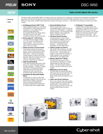 DSC-W50 DSC-W50