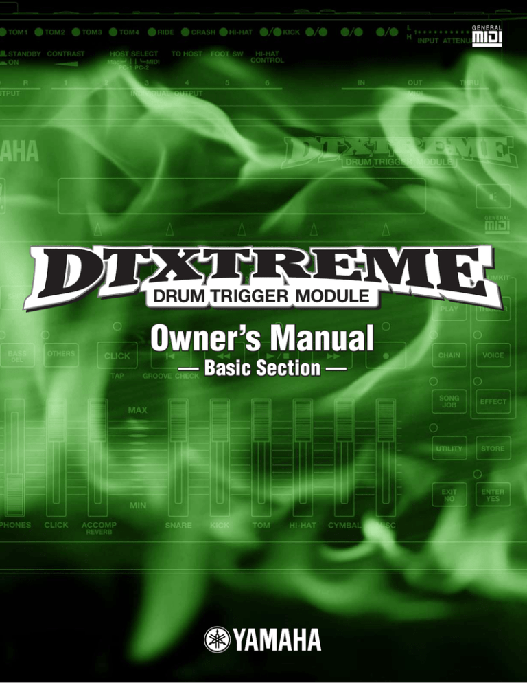 Owner`s Manual - Yamaha Canada Music Owner`s Manual - Yamaha Canada Music