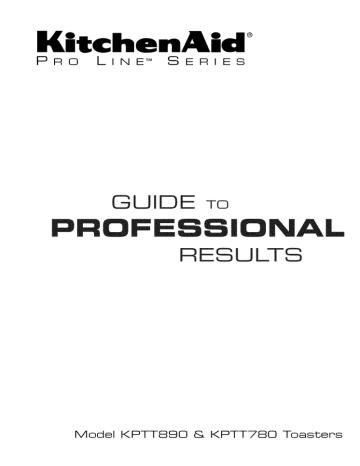 KitchenAid KPTT890TG1 Toaster Owner's Manual | Manualzz KitchenAid KPTT890TG1 Toaster Owner's Manual | Manualzz