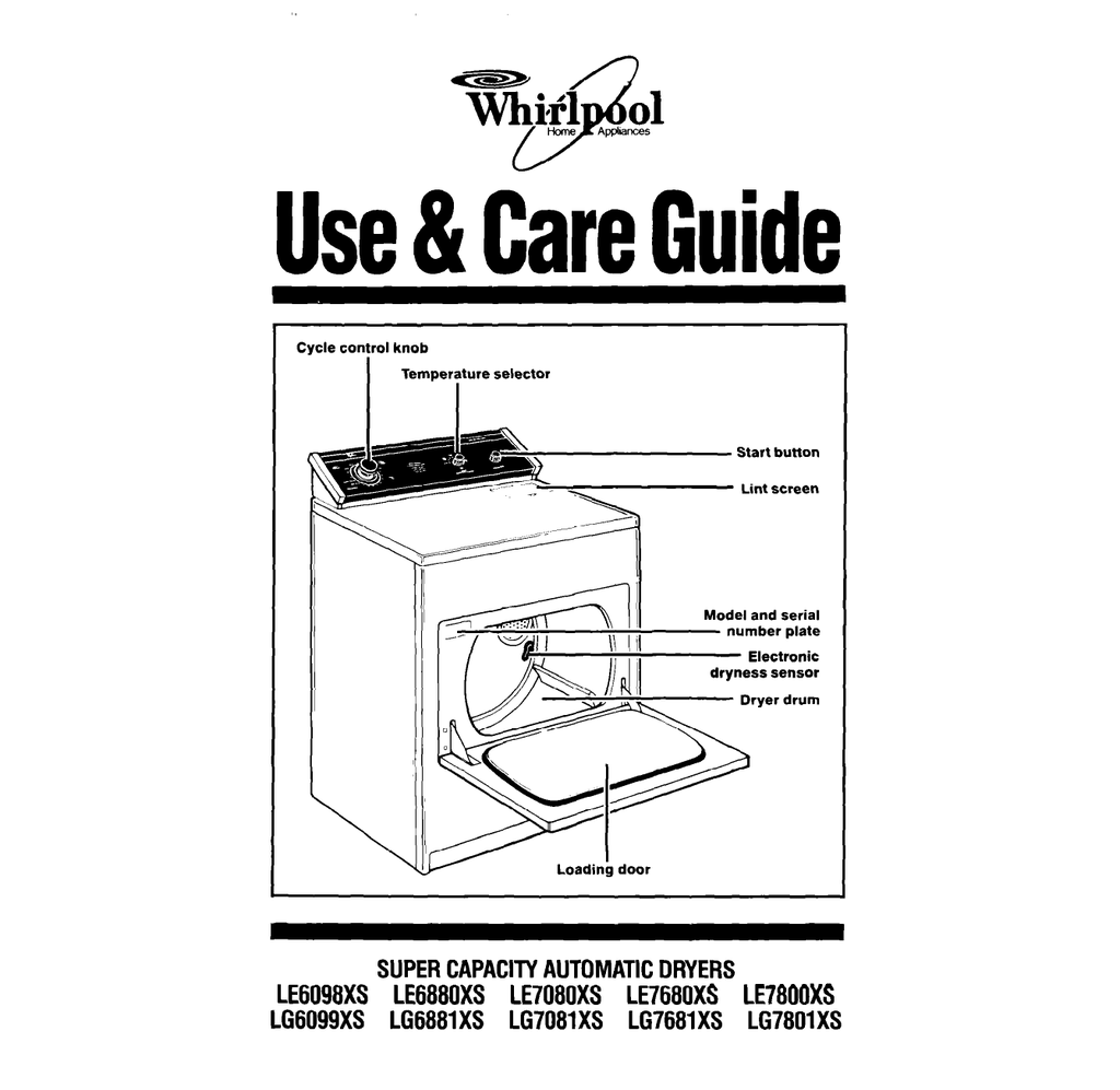 Whirlpool Dryer Repair Manual Manualzz