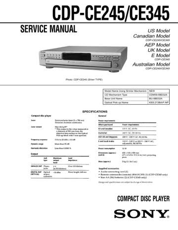 service manual service manual