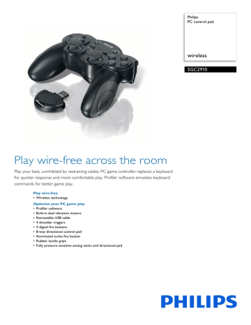SGC2910/27 Philips PC control pad SGC2910/27 Philips PC control pad