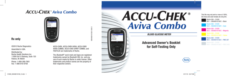 Accu-Chek Aviva Combo Advanced Owners Manual EN Accu-Chek Aviva Combo Advanced Owners Manual EN