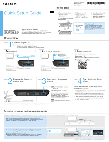 Quick Setup Guide Quick Setup Guide