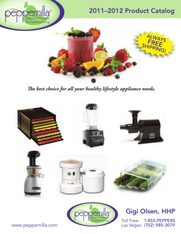 2011–2012 Product Catalog 2011–2012 Product Catalog