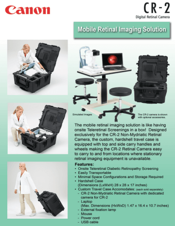 CR-2 Mobile Retinal Imaging Solution CR-2 Mobile Retinal Imaging Solution