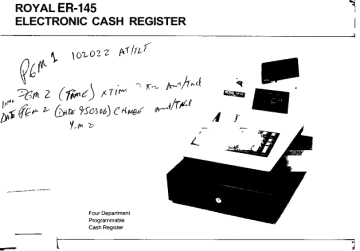 royal er-145 electronic cash register - MIRRORS.PDP royal er-145 electronic cash register - MIRRORS.PDP