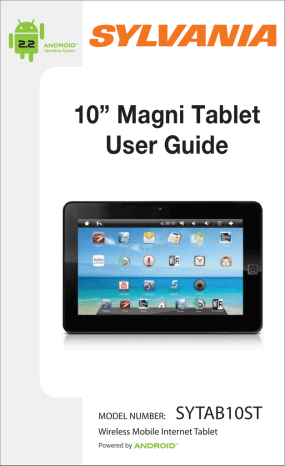 Magni Tablet User Guide Manualzz