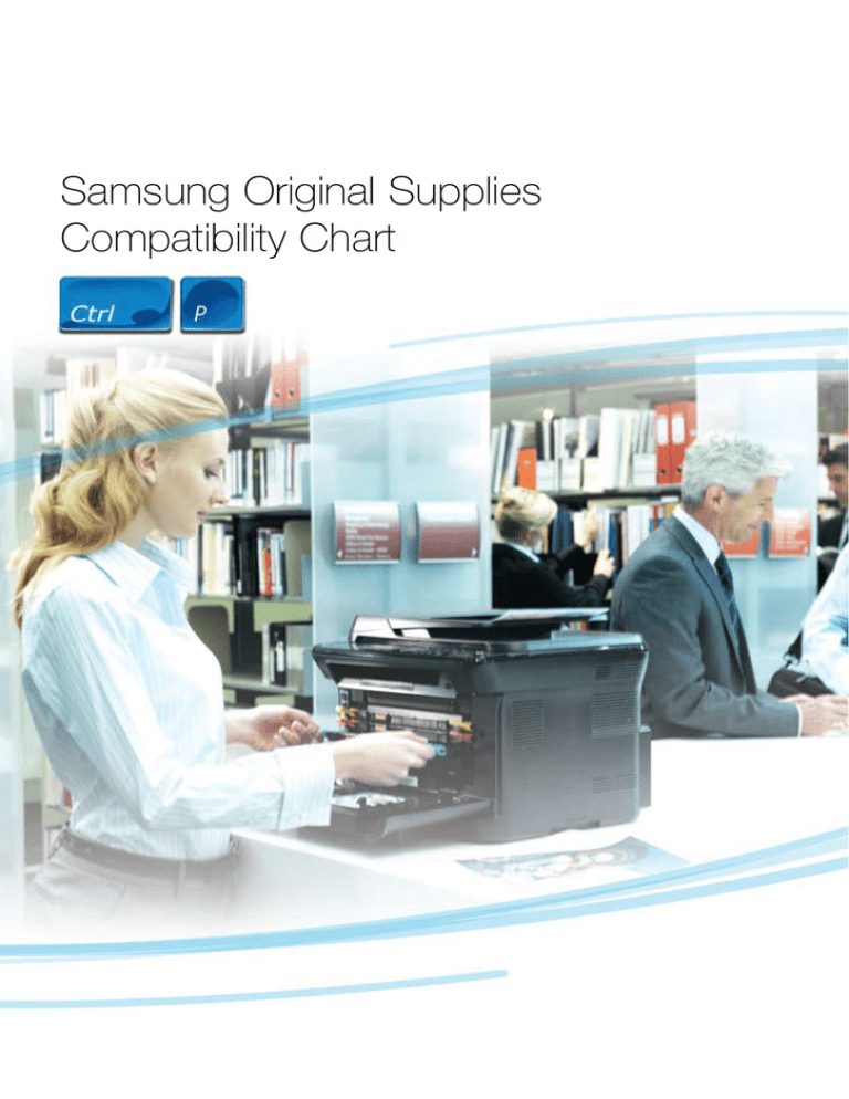 Samsung Original Supplies Compatibility Chart Samsung Original Supplies Compatibility Chart