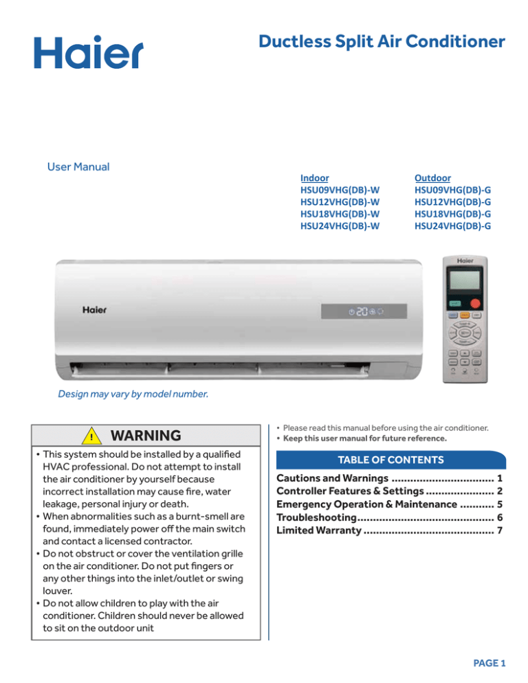 Ductless Split Air Conditioner Ductless Split Air Conditioner