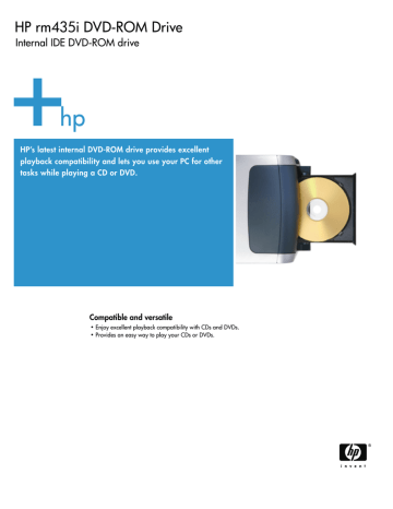 HP rm435i DVD HP rm435i DVD