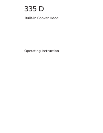 Built-in Cooker Hood Operating Instruction Built-in Cooker Hood Operating Instruction