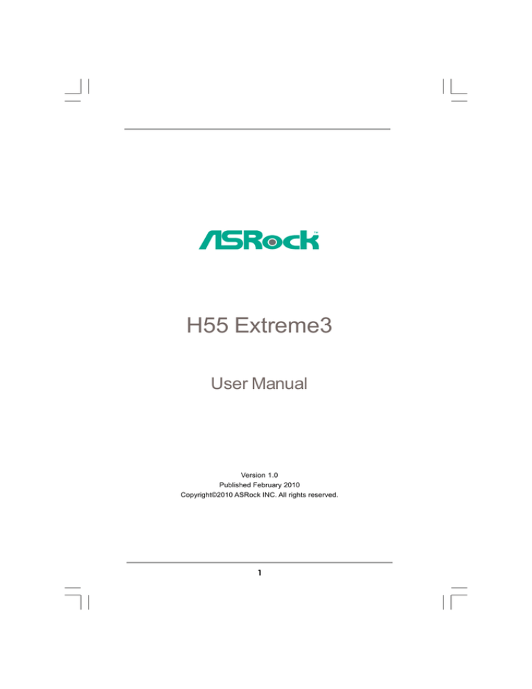 H55 Extreme3 H55 Extreme3