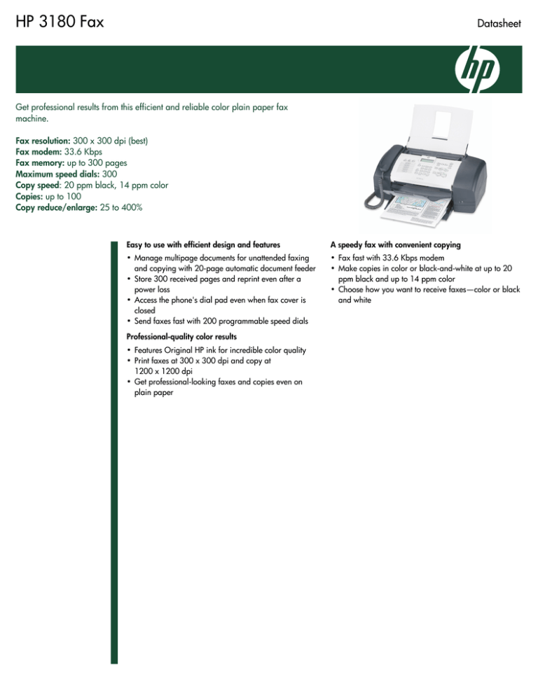 HP 3180 Fax C C C HP 3180 Fax C C C