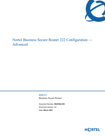 Nortel 222 User manual | Manualzz Nortel 222 User manual | Manualzz
