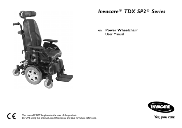 Invacare® TDX SP2® Series Invacare® TDX SP2® Series