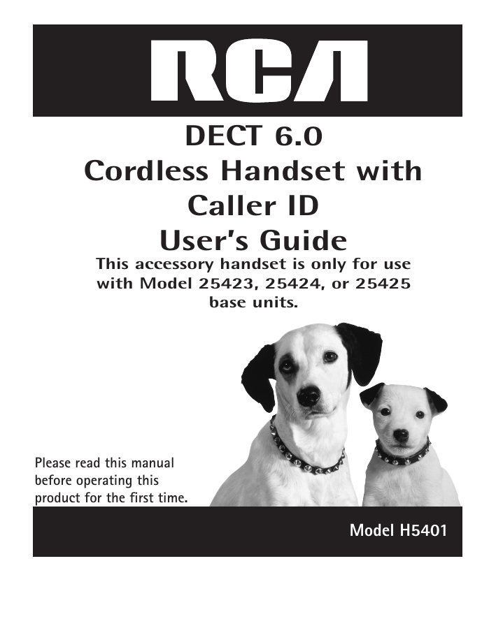 RCA -H5401RE1 User guide RCA -H5401RE1 User guide