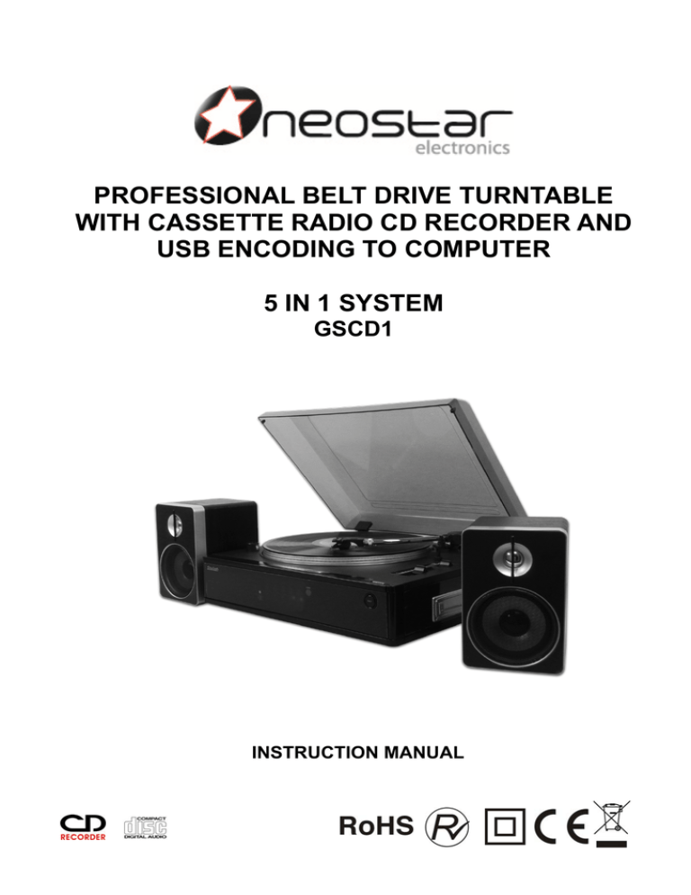 professional belt drive turntable with cassette radio cd recorder and professional belt drive turntable with cassette radio cd recorder and