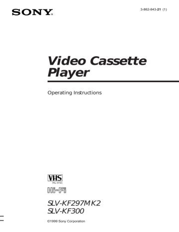 Video Cassette Player | Manualzz Video Cassette Player | Manualzz