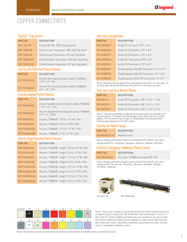 Quick Reference Guide Quick Reference Guide