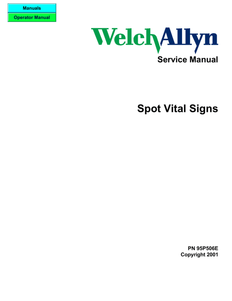 Spot Vital Signs - Masterpiece 5.0 Spot Vital Signs - Masterpiece 5.0