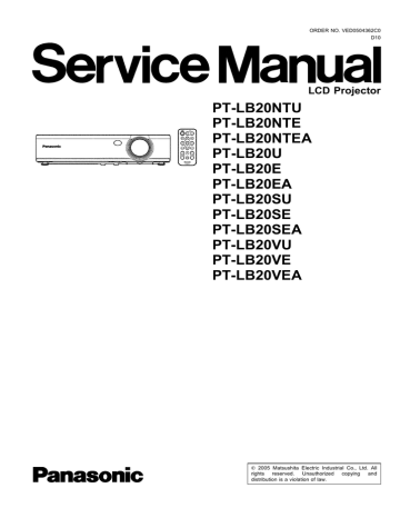 PT-LB20NTU PT-LB20NTE PT-LB20NTEA PT-LB20U PT PT-LB20NTU PT-LB20NTE PT-LB20NTEA PT-LB20U PT