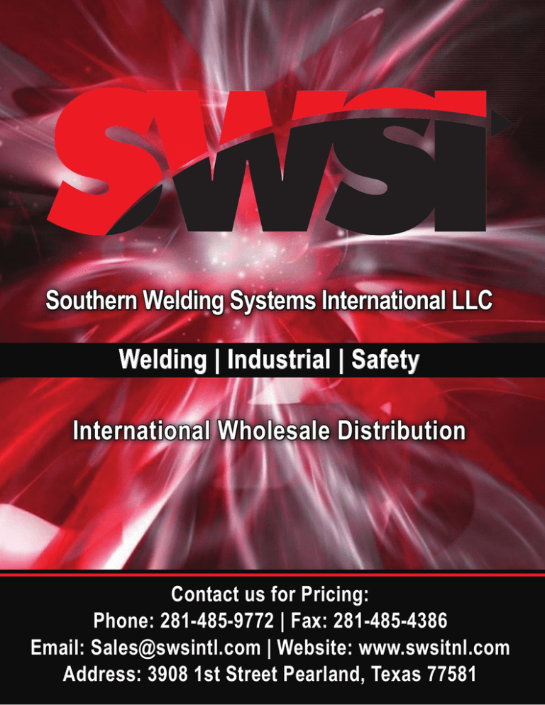 - Southern Welding Systems International - Southern Welding Systems International