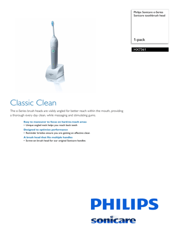 HX7361/72 Philips Sonicare toothbrush head HX7361/72 Philips Sonicare toothbrush head