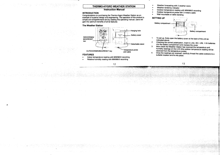 thermo-hygro weather station 1 thermo-hygro weather station 1