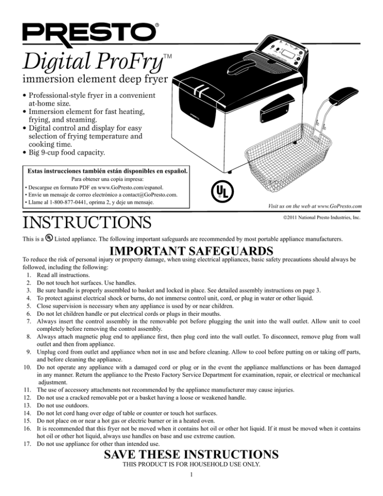 Digital ProFry Digital ProFry
