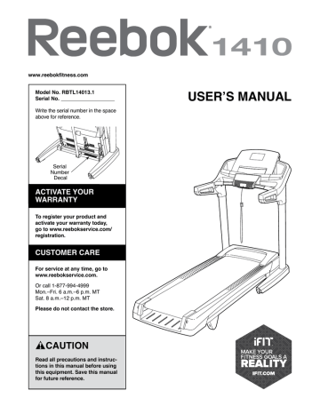 Reebok RBTL19013.0 manual | Manualzz Reebok RBTL19013.0 manual | Manualzz