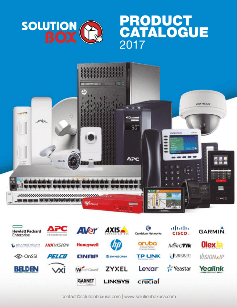 product catalogue - Solution Box USA product catalogue - Solution Box USA