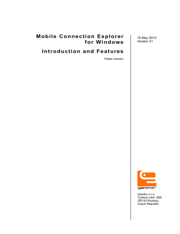 Introduction and Features Introduction and Features