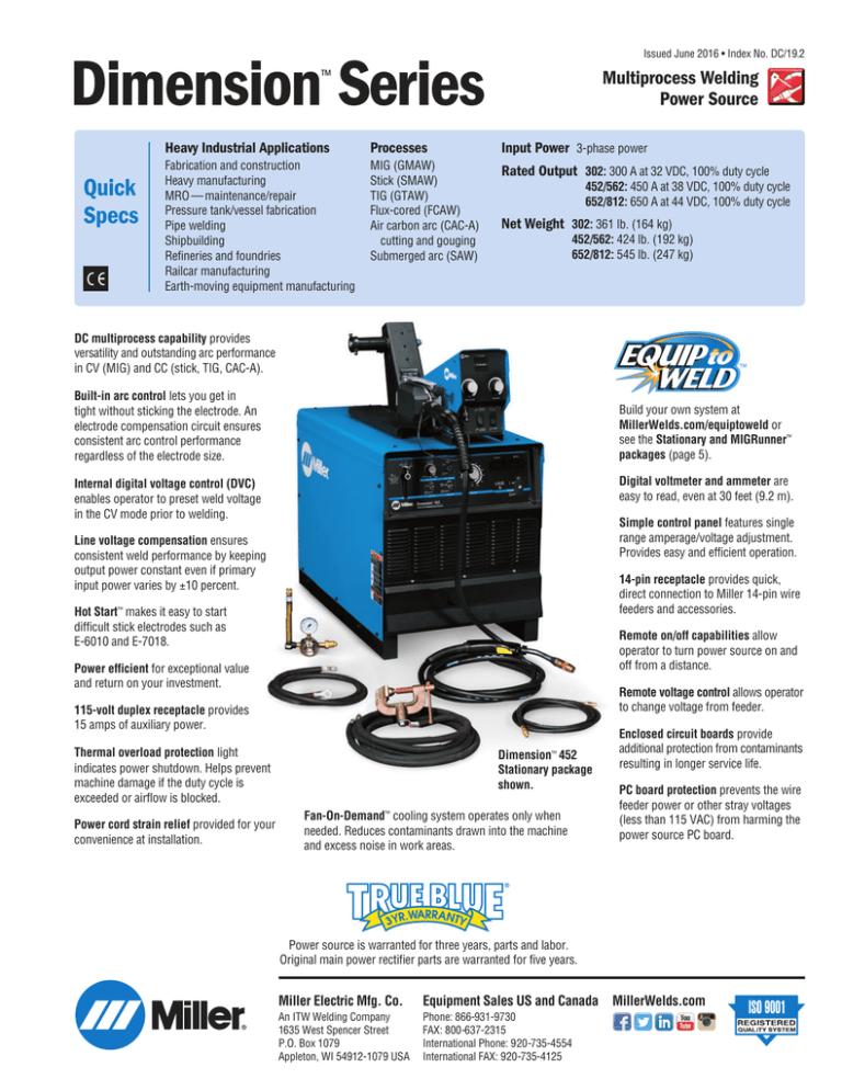 Dimension™ Series Dimension™ Series