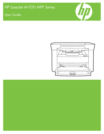 HP LaserJet M1120 Multifunction Printer series User guide HP LaserJet M1120 Multifunction Printer series User guide