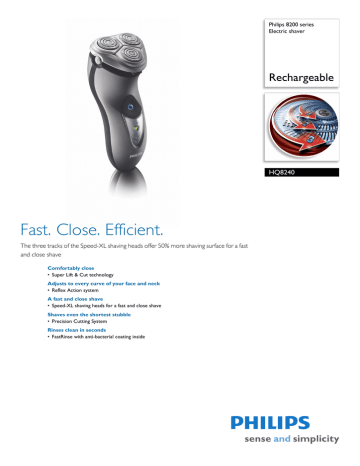 HQ8240/18 Philips Electric shaver HQ8240/18 Philips Electric shaver