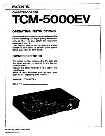 TCM-5000 TCM-5000