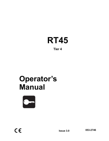 Operator`s Manual Operator`s Manual