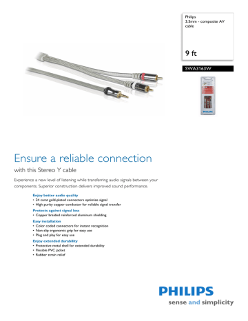 SWA3163W/17 Philips 3.5mm SWA3163W/17 Philips 3.5mm