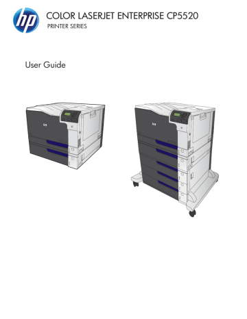HP Color LaserJet Enterprise CP5520 printer user guide HP Color LaserJet Enterprise CP5520 printer user guide