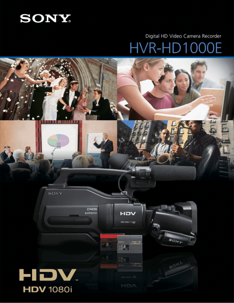 HVR-HD1000E HVR-HD1000E