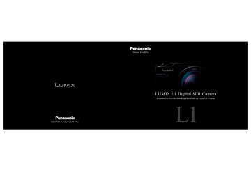 LUMIX L1 Digital SLR Camera LUMIX L1 Digital SLR Camera