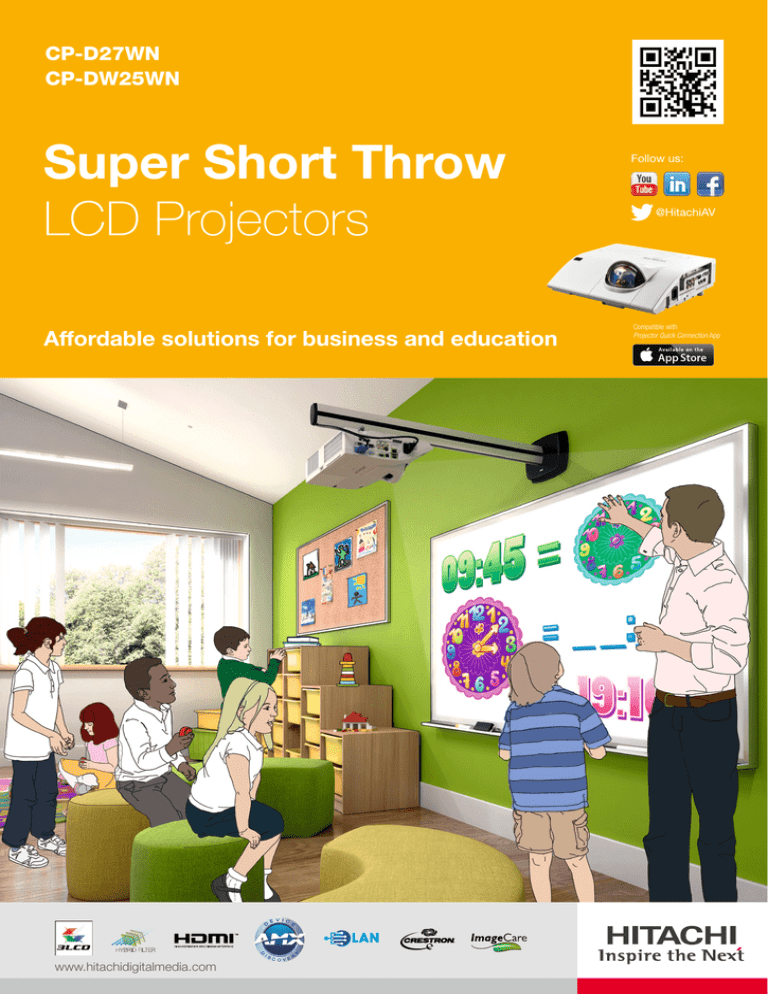 Super Short Throw LCD Projectors Super Short Throw LCD Projectors