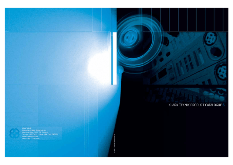 Klark Teknik - Full Line Brochure - AV-iQ Klark Teknik - Full Line Brochure - AV-iQ