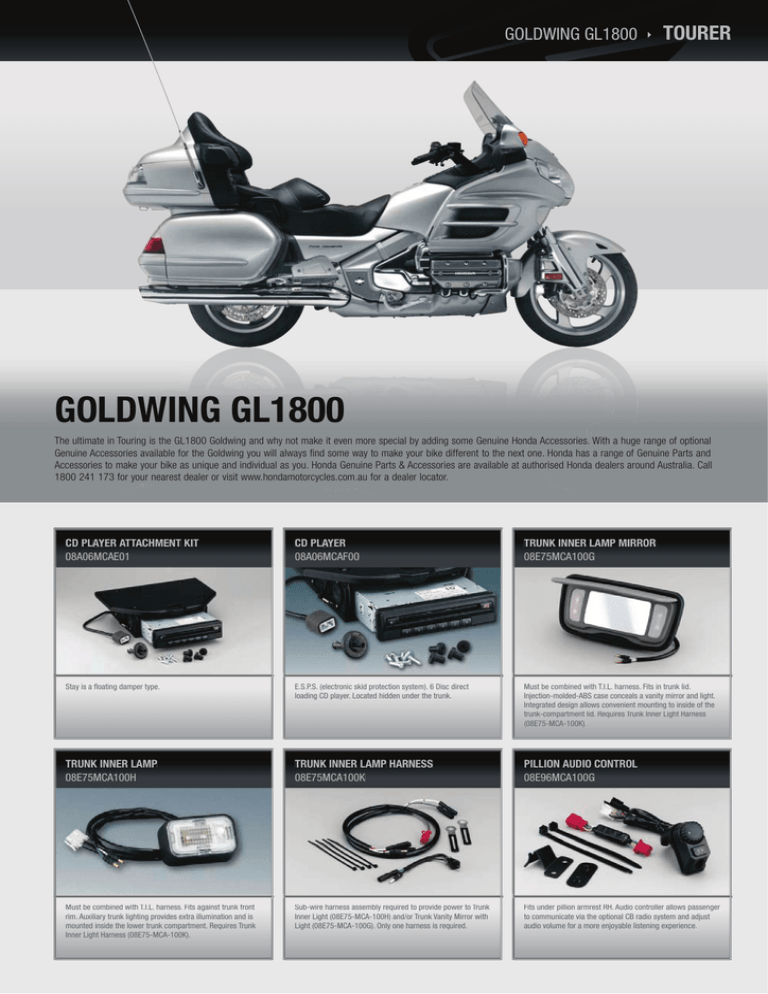 goldwing gl1800 - Honda Motorcycles goldwing gl1800 - Honda Motorcycles