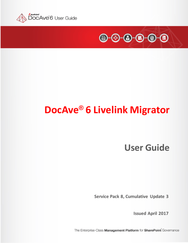 Livelink Migration User Guide Livelink Migration User Guide