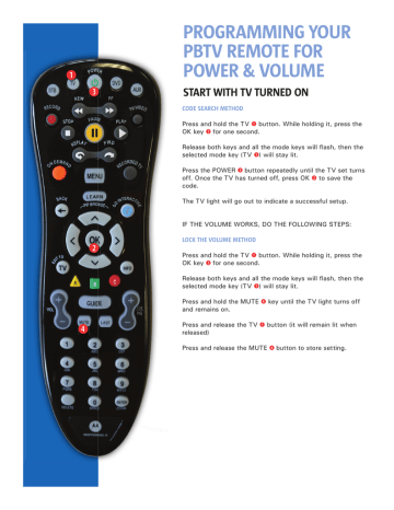PBTV Instructions.indd - Paul Bunyan Communications PBTV Instructions.indd - Paul Bunyan Communications