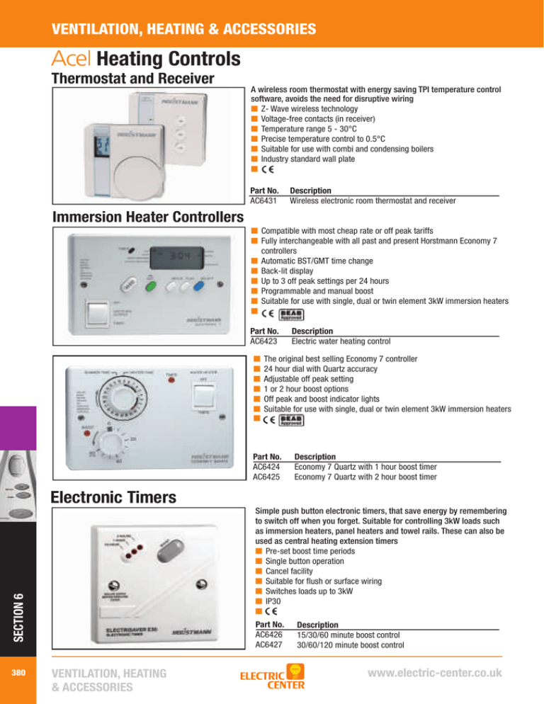 Heating Controls Heating Controls
